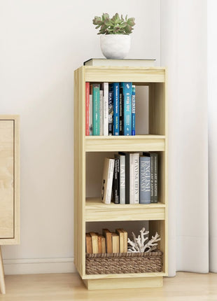 Boekenkast / Kamerscherm 40X35X Massief Grenenhout Naturel