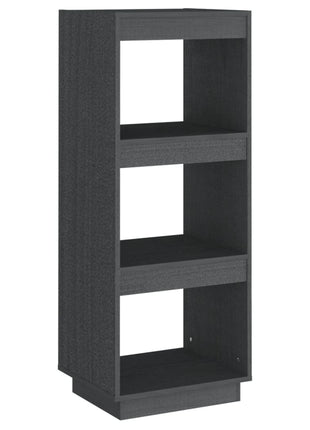 Boekenkast/Kamerscherm 40X35X Massief Grenenhout Grijs