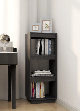 Boekenkast/Kamerscherm 40X35X Massief Grenenhout Grijs