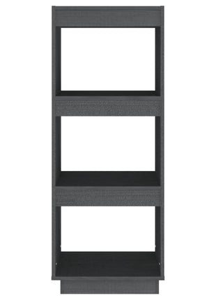 Boekenkast/Kamerscherm 40X35X Massief Grenenhout Grijs