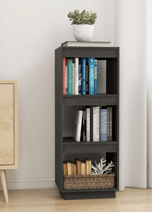 Boekenkast/Kamerscherm 40X35X Massief Grenenhout Grijs