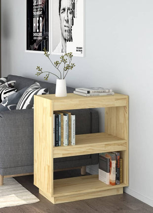 Boekenkast / Kamerscherm 40X35X Massief Grenenhout Naturel