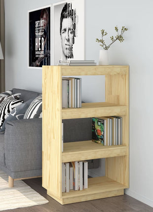 Boekenkast / Kamerscherm 40X35X Massief Grenenhout Naturel