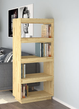 Boekenkast / Kamerscherm 40X35X Massief Grenenhout Naturel