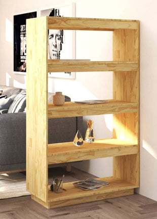 Boekenkast / Kamerscherm 40X35X Massief Grenenhout Naturel