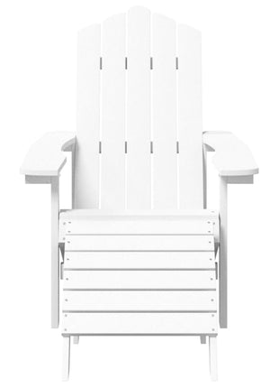 Tuinstoel Adirondack Met Voetenbank Hdpe