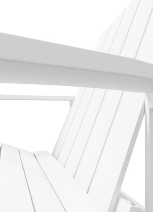 Tuinstoel Adirondack Met Voetenbank Hdpe