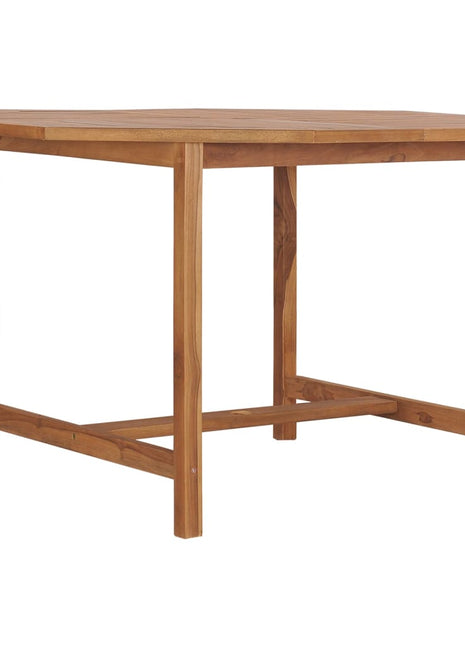 Tuintafel 110X110X75 Cm Massief Teakhout