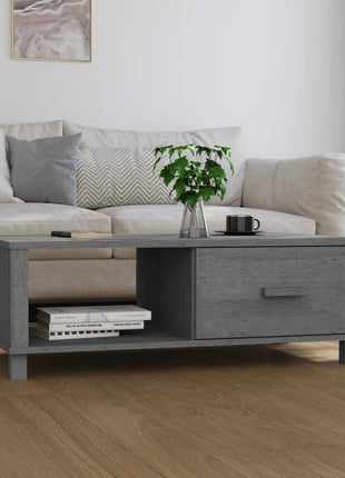 Salontafel Hamar 100X55X35 Cm Massief Grenenhout