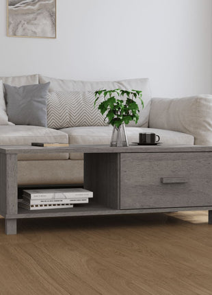 Salontafel Hamar 100X55X35 Cm Massief Grenenhout