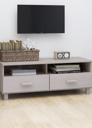 Tv-Meubel Hamar 106X40X40 Cm Massief Grenenhout