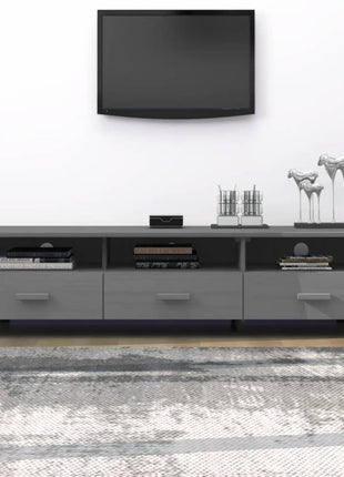 Tv-Meubel Hamar 158X40X40 Cm Massief Grenenhout