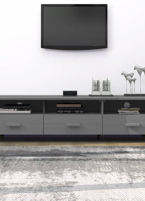 Tv-Meubel Hamar 158X40X40 Cm Massief Grenenhout