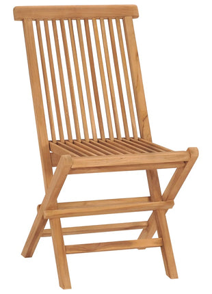 Tuinstoelen 8 st inklapbaar massief teakhout