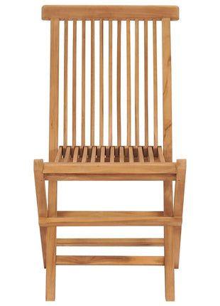 Tuinstoelen 8 st inklapbaar massief teakhout