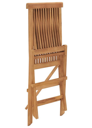 Tuinstoelen 8 st inklapbaar massief teakhout