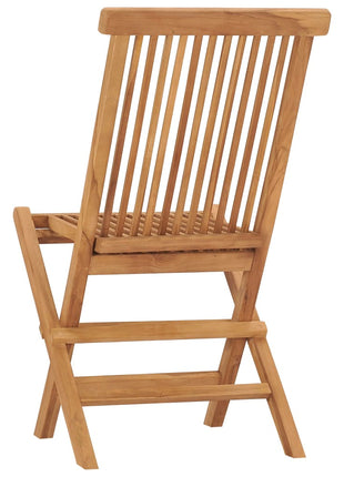 Tuinstoelen 8 st inklapbaar massief teakhout