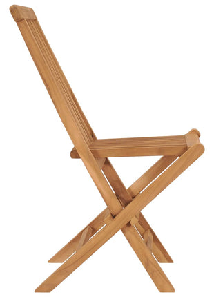 Tuinstoelen 8 st inklapbaar massief teakhout