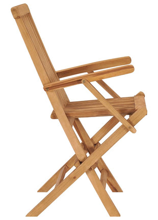 Tuinstoelen 6 st inklapbaar massief teakhout