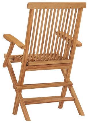 Tuinstoelen 6 st inklapbaar massief teakhout