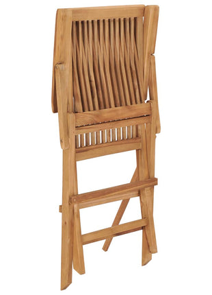 Tuinstoelen 6 st inklapbaar massief teakhout