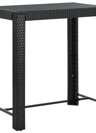 5-Delige Tuinbarset Met Kussens Poly Rattan