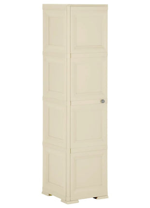 Opbergkast Hout-Look Kunststof Angora Wit