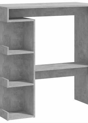 Bartafel Met Opbergrek 100X50X101,5 Cm Bewerkt Hout