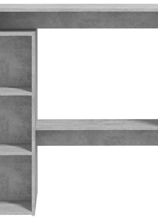Bartafel Met Opbergrek 100X50X101,5 Cm Bewerkt Hout
