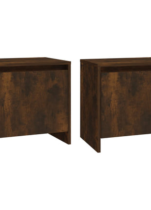 Nachtkastjes 45X34X44,5 Cm Bewerkt Hout Kleur