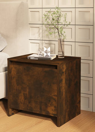 Nachtkastjes 45X34X44,5 Cm Bewerkt Hout Kleur