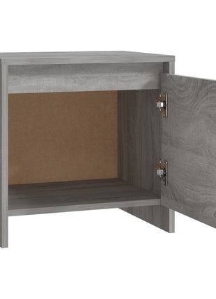 Nachtkastjes 45X34X44,5 Cm Bewerkt Hout Eiken