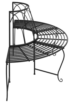 Boombank Halfrond Ø159 Cm Staal Zwart