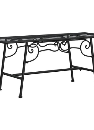 Boombank 110 Cm Staal Zwart