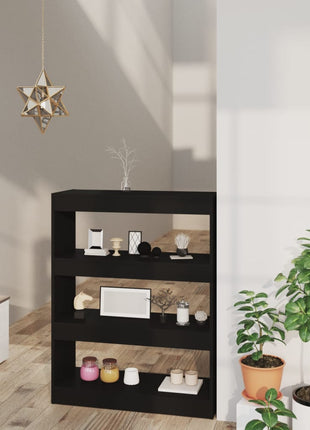 Boekenkast/Kamerscherm 80X30X103 Cm Bewerkt Hout Bruin Eiken