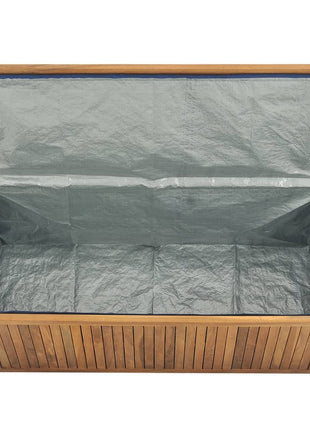 Tuinbox 114x50x58 cm massief teakhout
