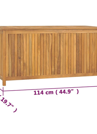 Tuinbox 114x50x58 cm massief teakhout