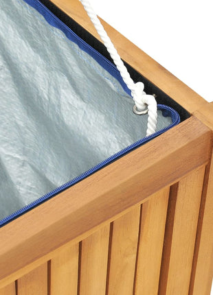 Tuinbox 175x50x55 cm massief teakhout