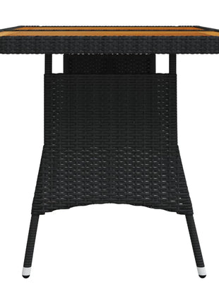 Tuintafel Poly Rattan En Massief Acaciahout