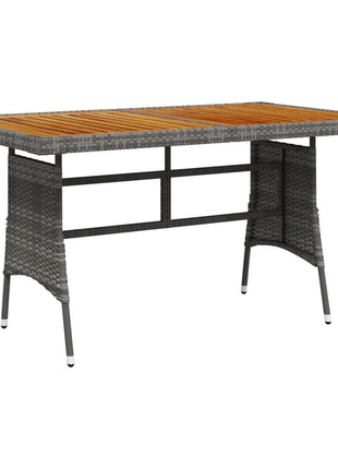 Tuintafel Poly Rattan En Massief Acaciahout