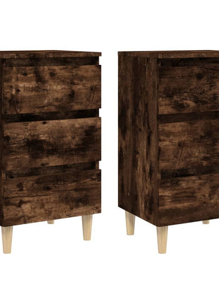 Nachtkastjes Met Houten Poten 40X35X69 Cm