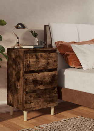 Nachtkastjes Met Houten Poten 40X35X69 Cm