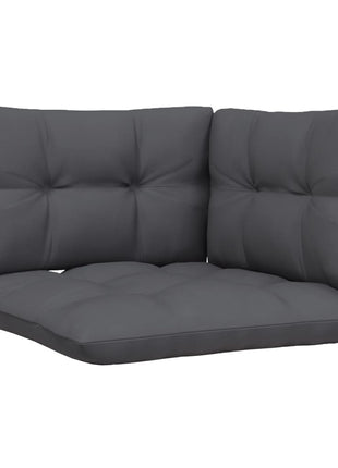 6-delige Loungeset met kussens massief grenenhout
