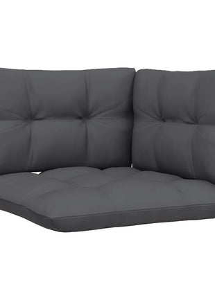 6-delige Loungeset met kussens massief grenenhout