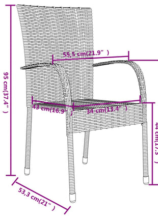 Tuinset Poly Rattan