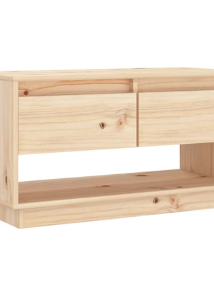 Tv-Meubel 74X34X40 Cm Massief Grenenhout