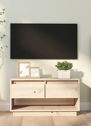 Tv-Meubel 74X34X40 Cm Massief Grenenhout