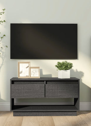 Tv-Meubel 74X34X40 Cm Massief Grenenhout