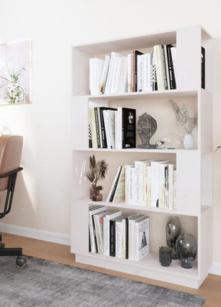 Boekenkast/Kamerscherm 80X25X132 Cm Massief Grenenhout