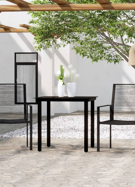 3-Delige Tuinset Zwart